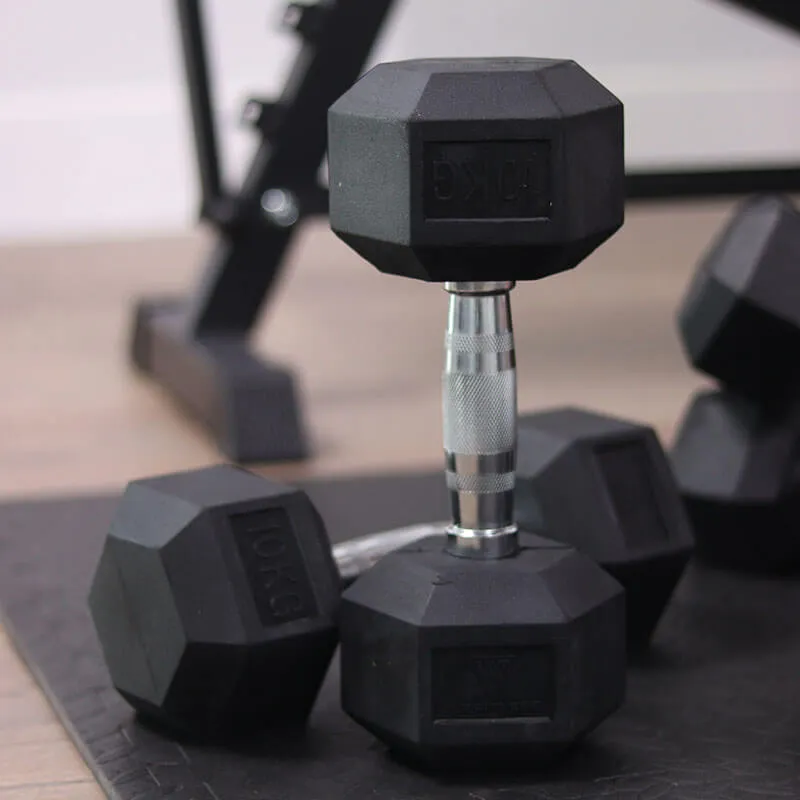 10kg Hex Dumbbell & 12kg Kettlebell | Bundle