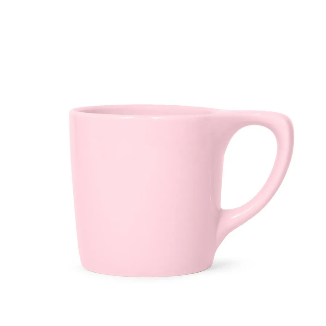 10oz Lino Diner Coffee Mug - Pink