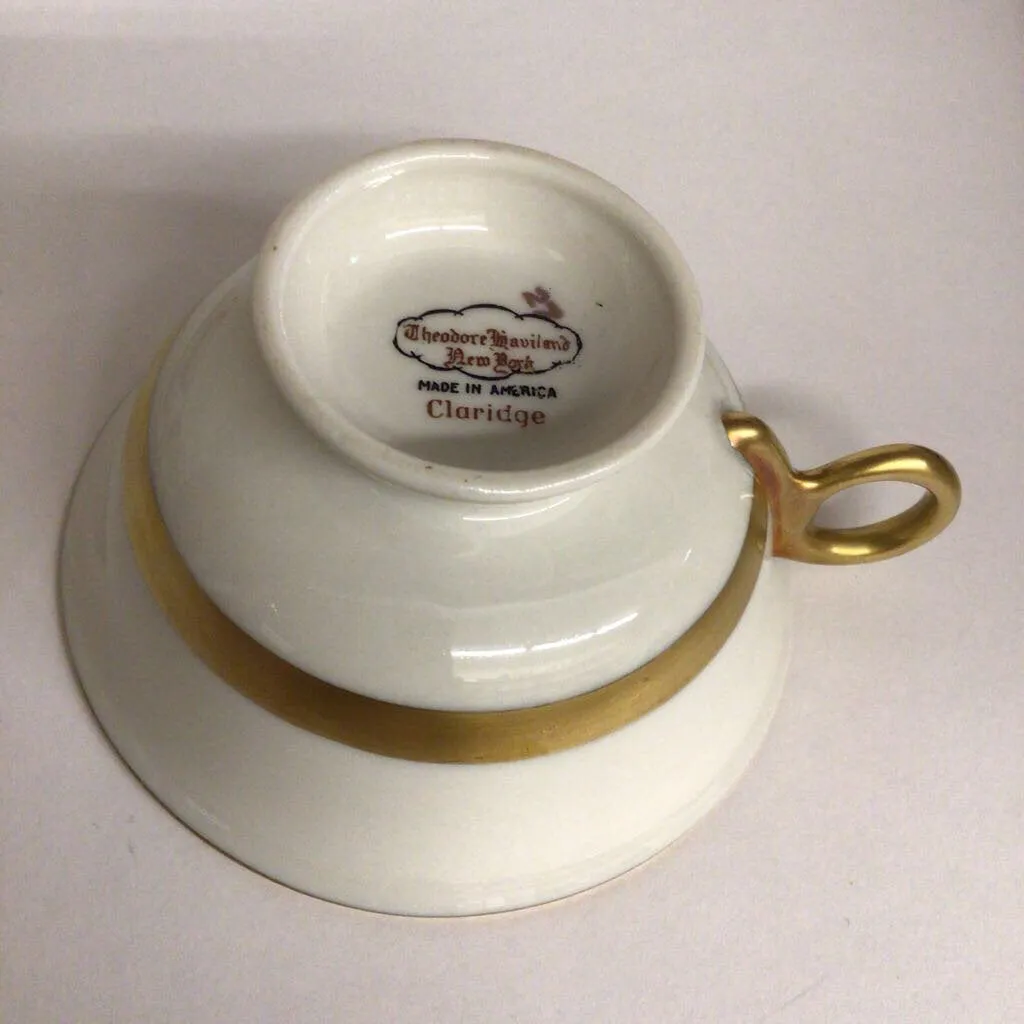 10pc. Theodore Haviland Claridge Tea Set