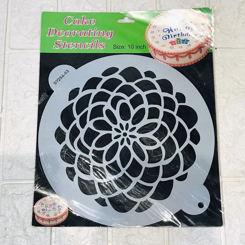 1Pc Cake Decoration Print Mold Sheet (10-inches)