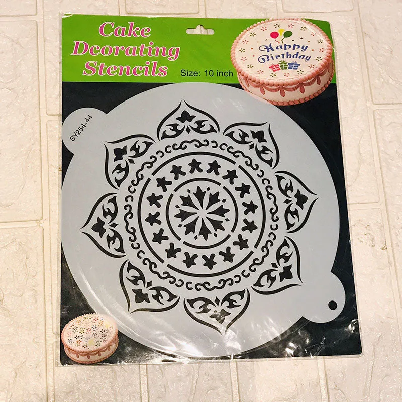 1Pc Cake Decoration Print Mold Sheet (10-inches)