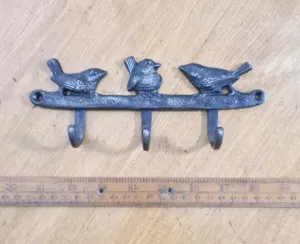 3 Bird Coat Hook