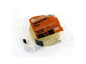 3M Scotch Transparent Tape 500 18mm x 33m