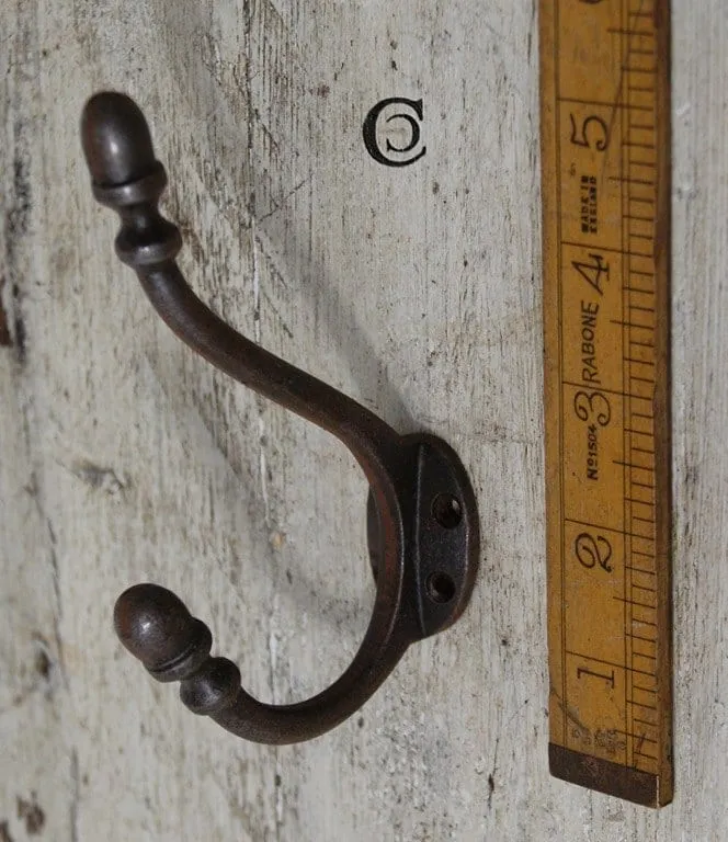 Acorn  2 Hole Small Coat Hook