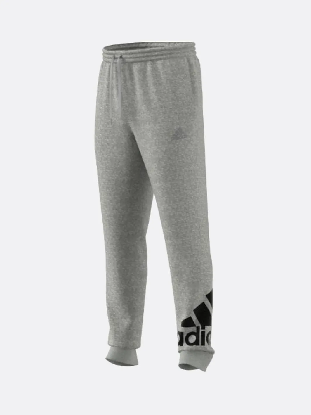 adidas - Men - Essentials Tapered Cuff Logo - Medium Grey Heather/Black