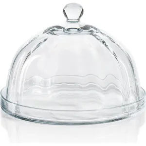 Aldgate Optic Pastry Glass Plate with Cloche