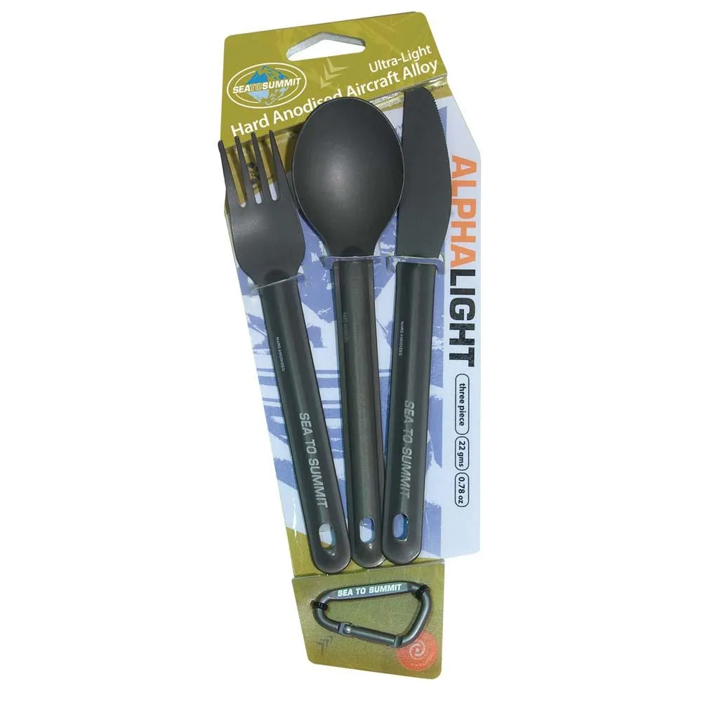 Alpha Light - 3 Piece Cutlery Set