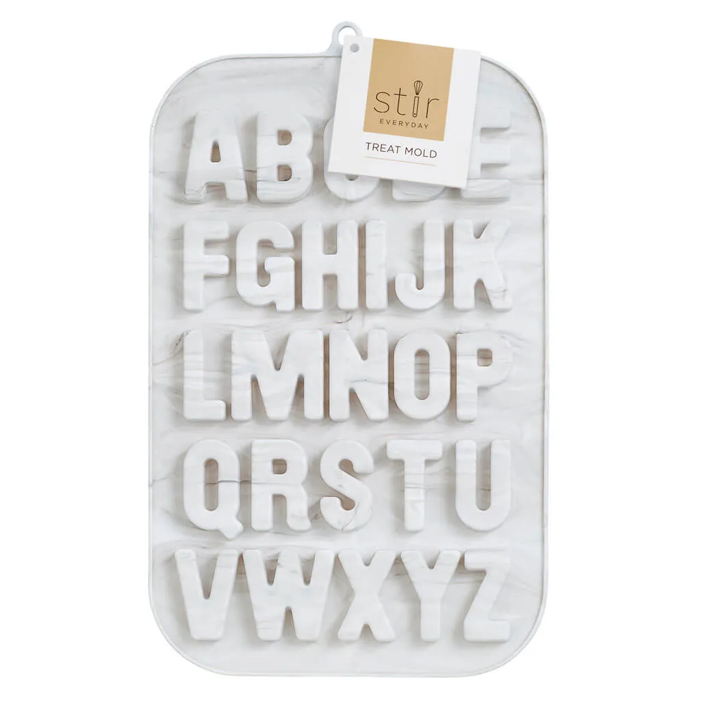 Alphabet Letters Treat Mold, 7in x 12in