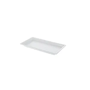 American Metalcraft Endurance 14.5" x 7.5" Melamine Platter, White, 12 /Case