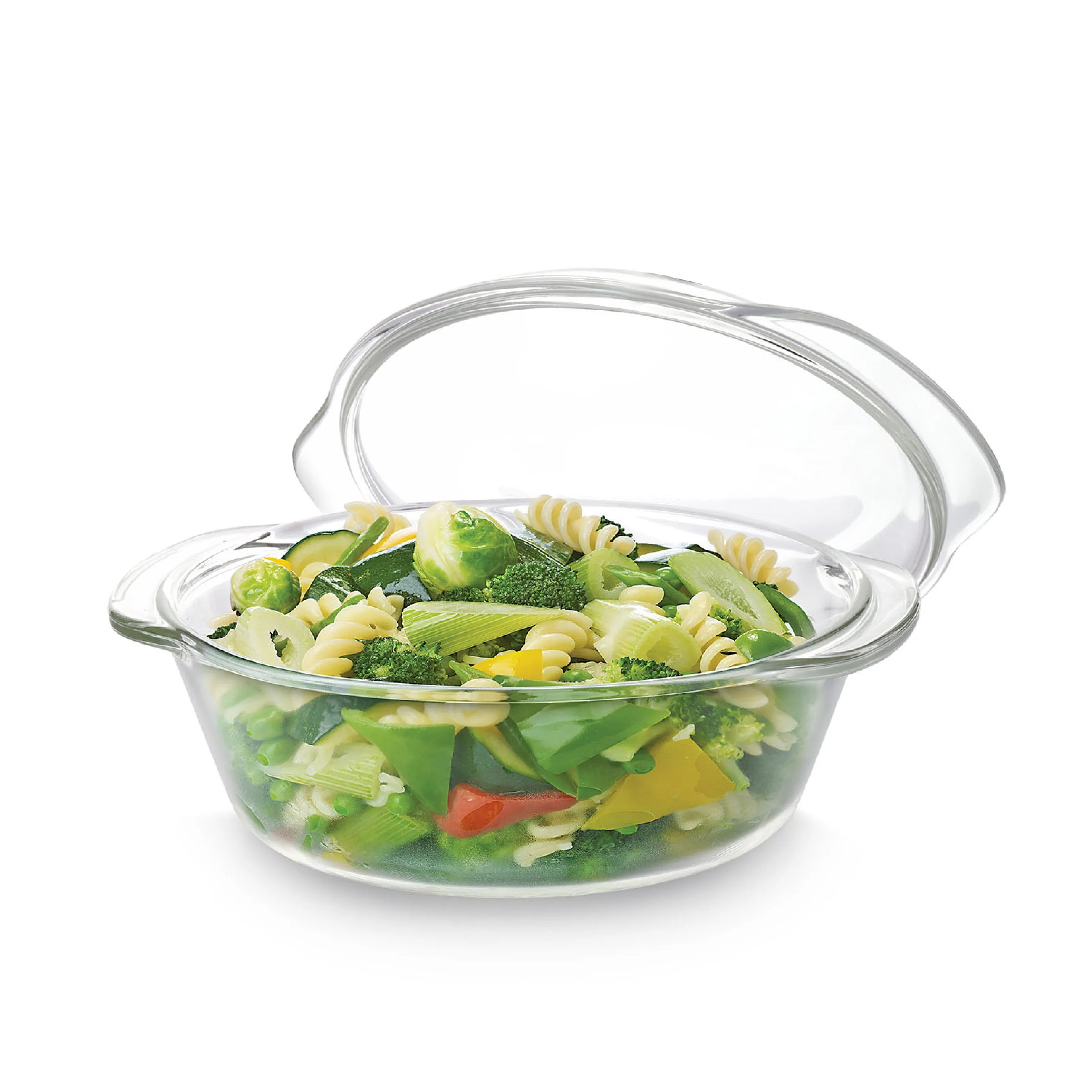 Angelica Round Casserole With Lid, 2000ml