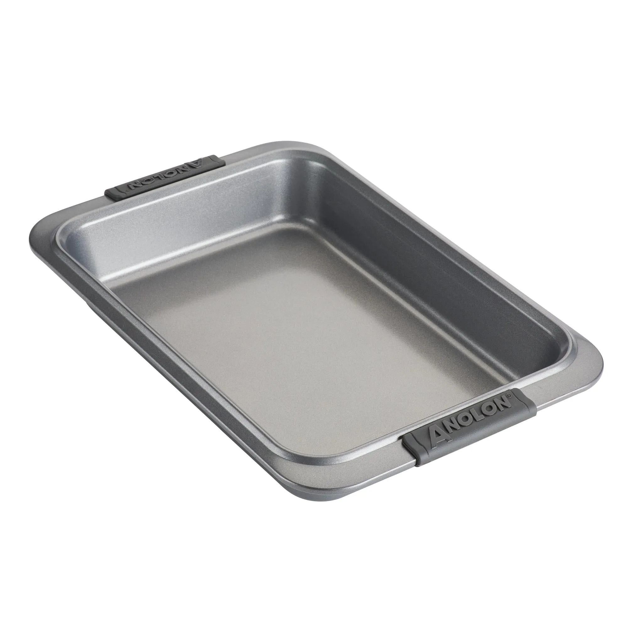 Anolon Advanced 9-Inch x 13-Inch Rectangular Cake Pan with Silicone Grips