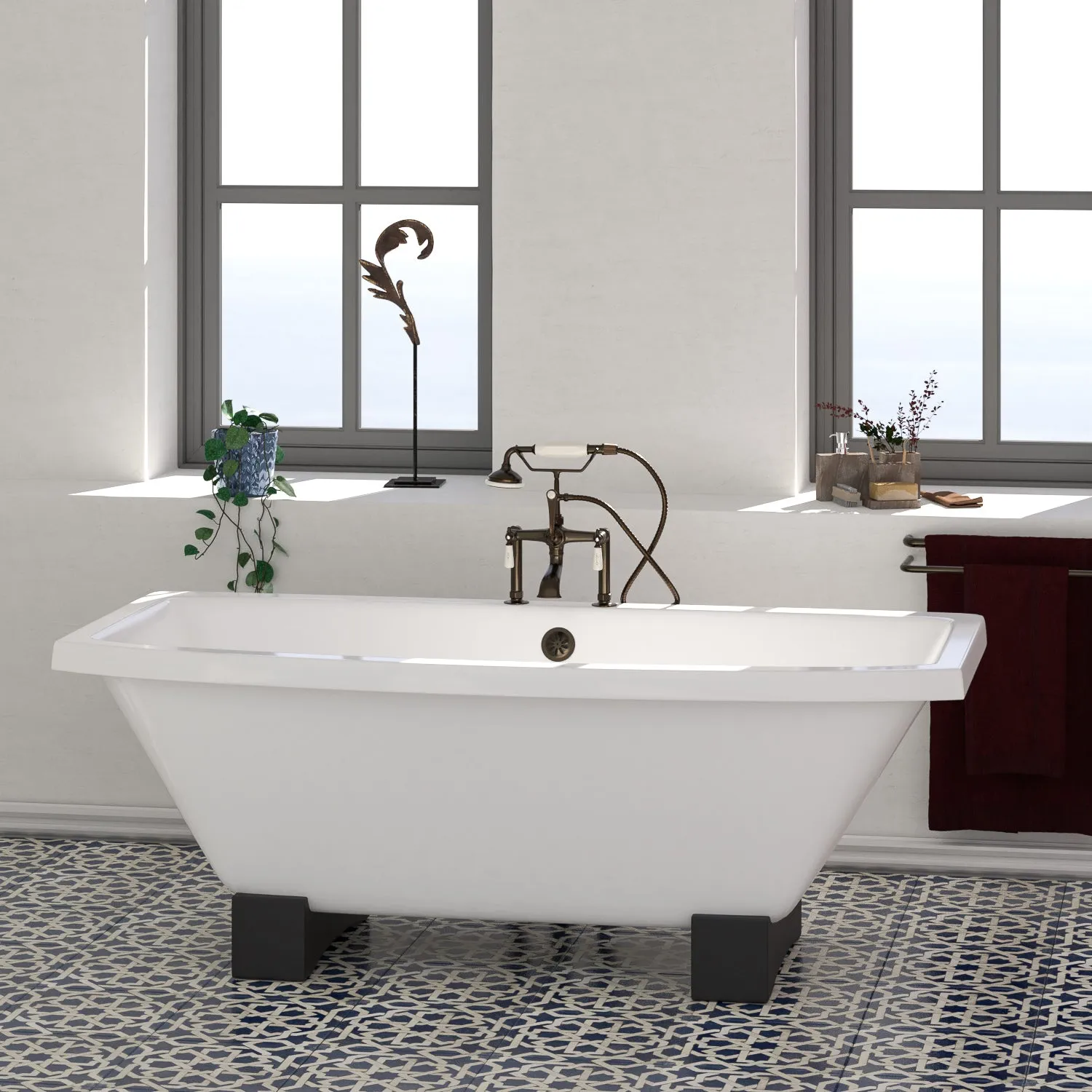 Athens 67" Cast Iron Tub