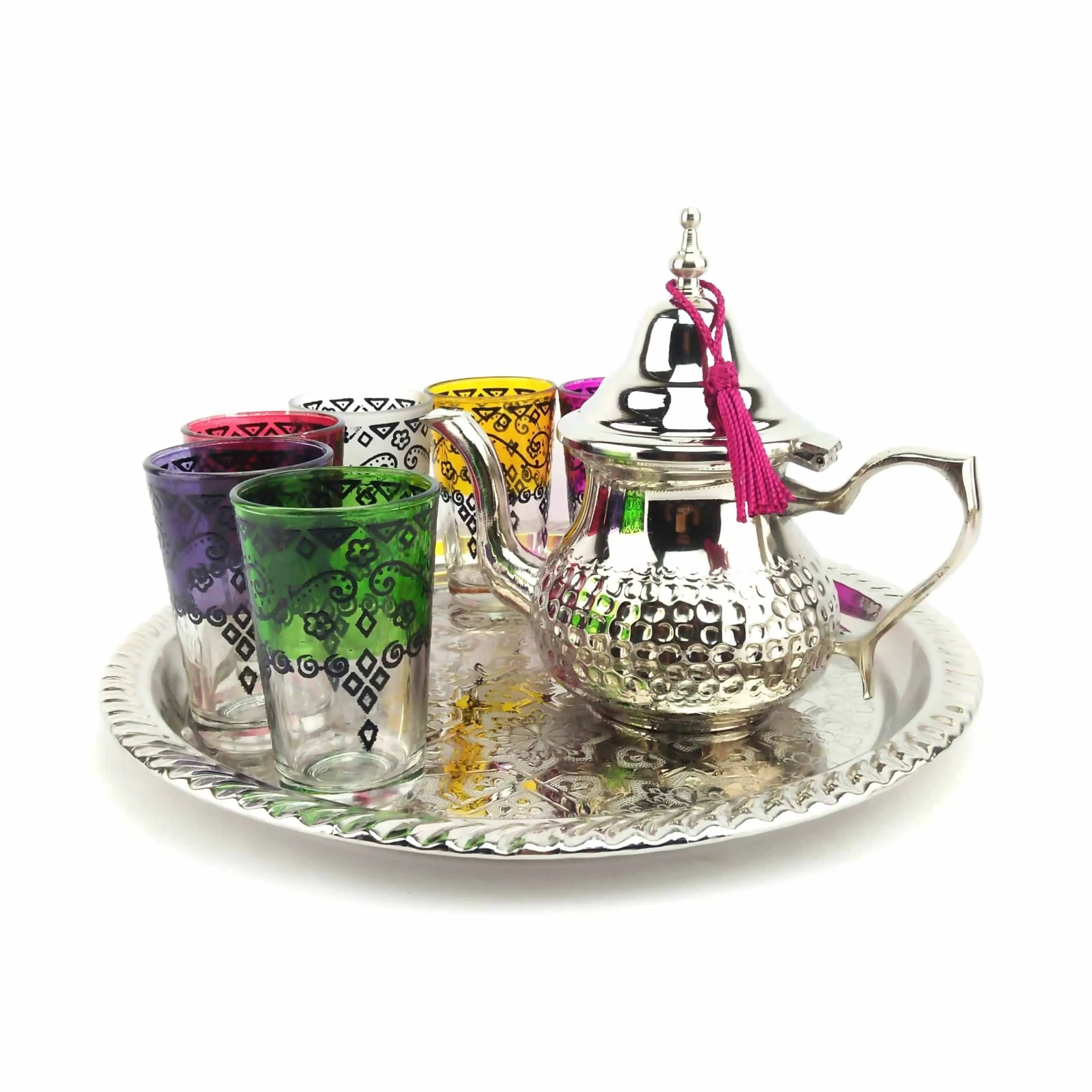 Authentic Moroccan Tea Set Traditional