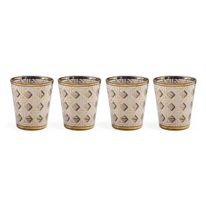 Basketweave Glassware Set