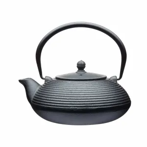 Black Cast Iron Teapot, 900ml