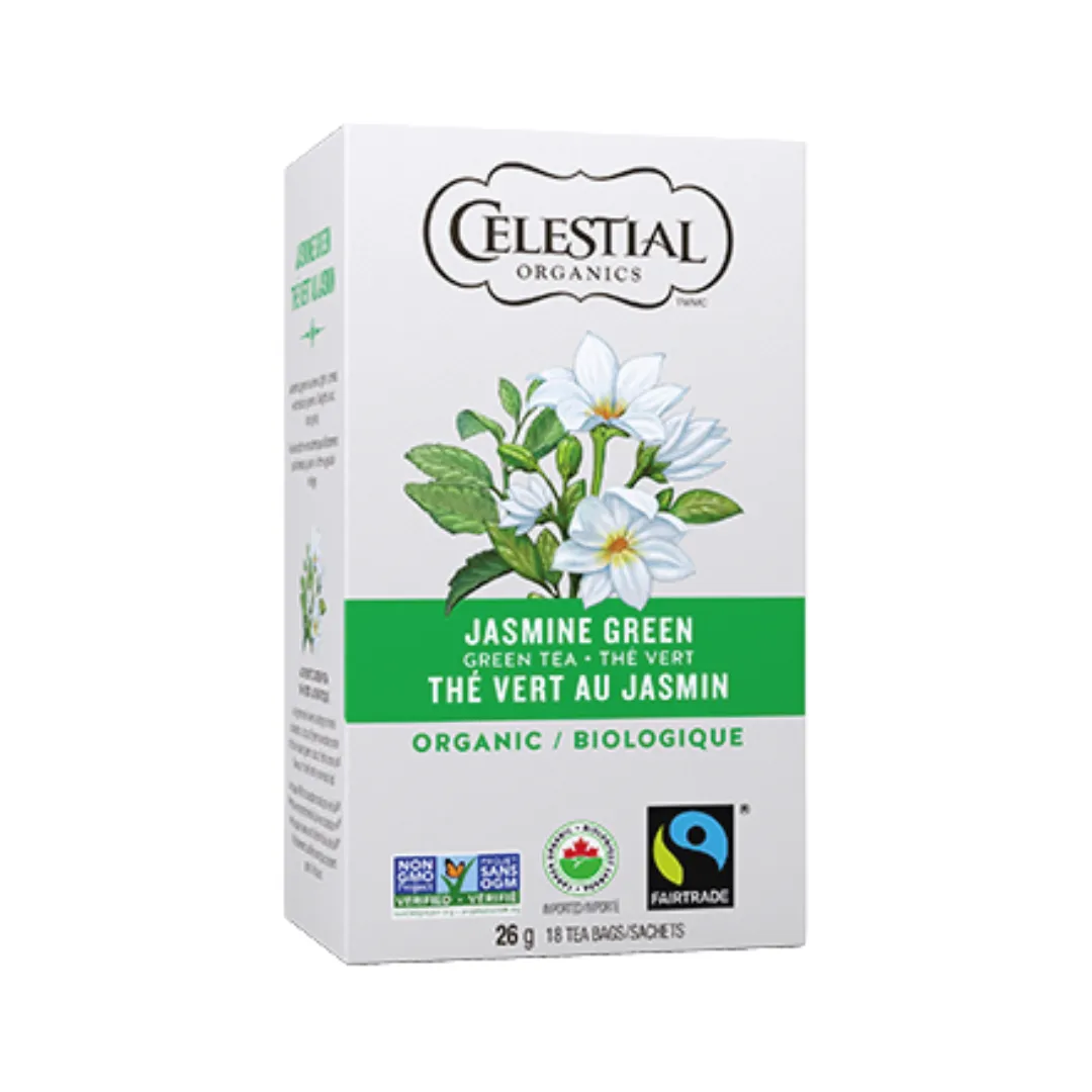 Celestial Organics Jasmine Green Tea (18 Bags)