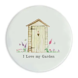 Ceramic Coaster - Garden Shed