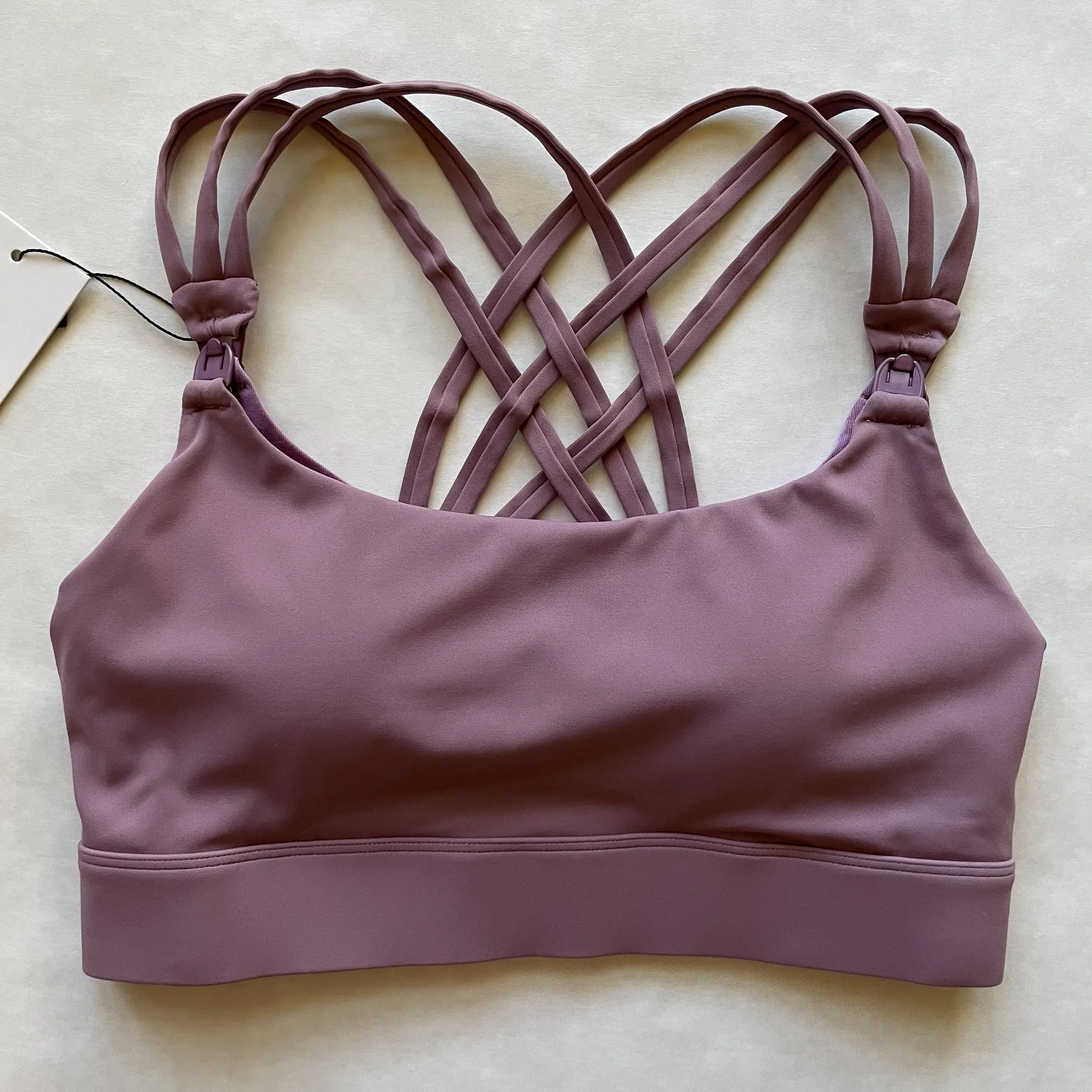 Chloé 3 Running Nursing Sports Bra (Lavender Smoke)