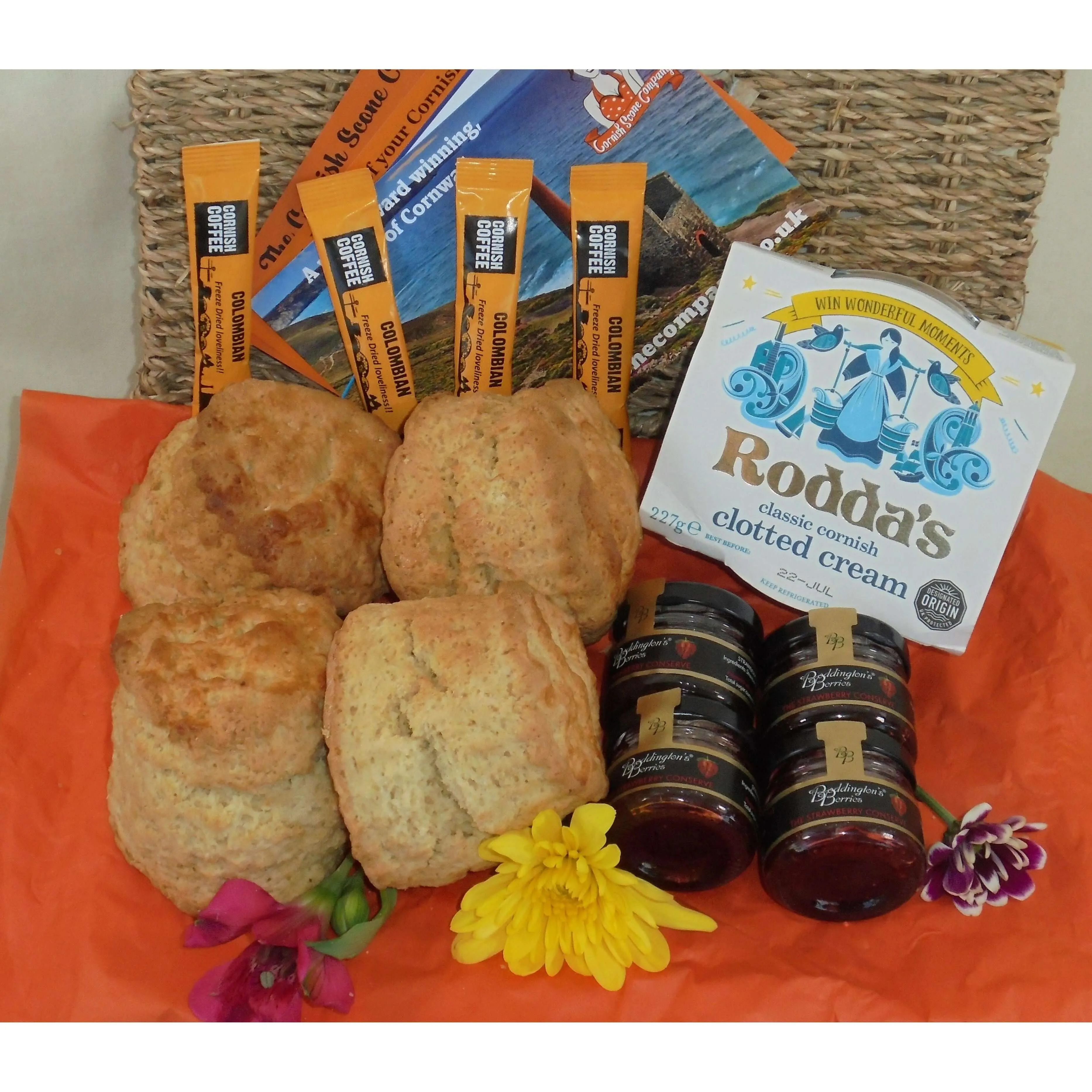 Cornish Cream Tea Hamper for Two