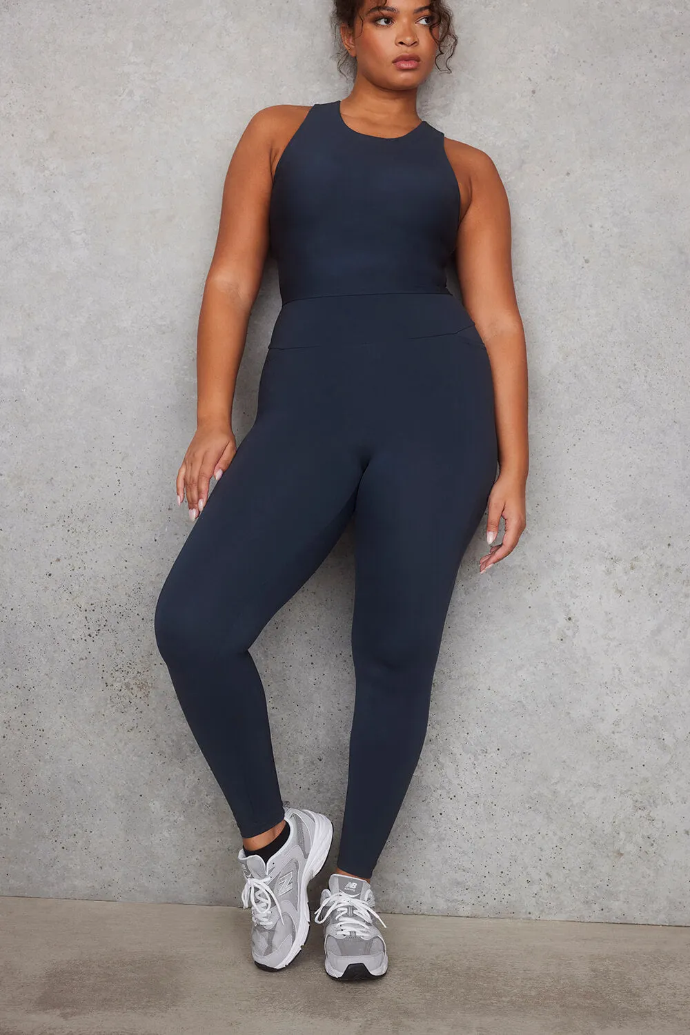 Curve Empower Leggings - Vintage Navy