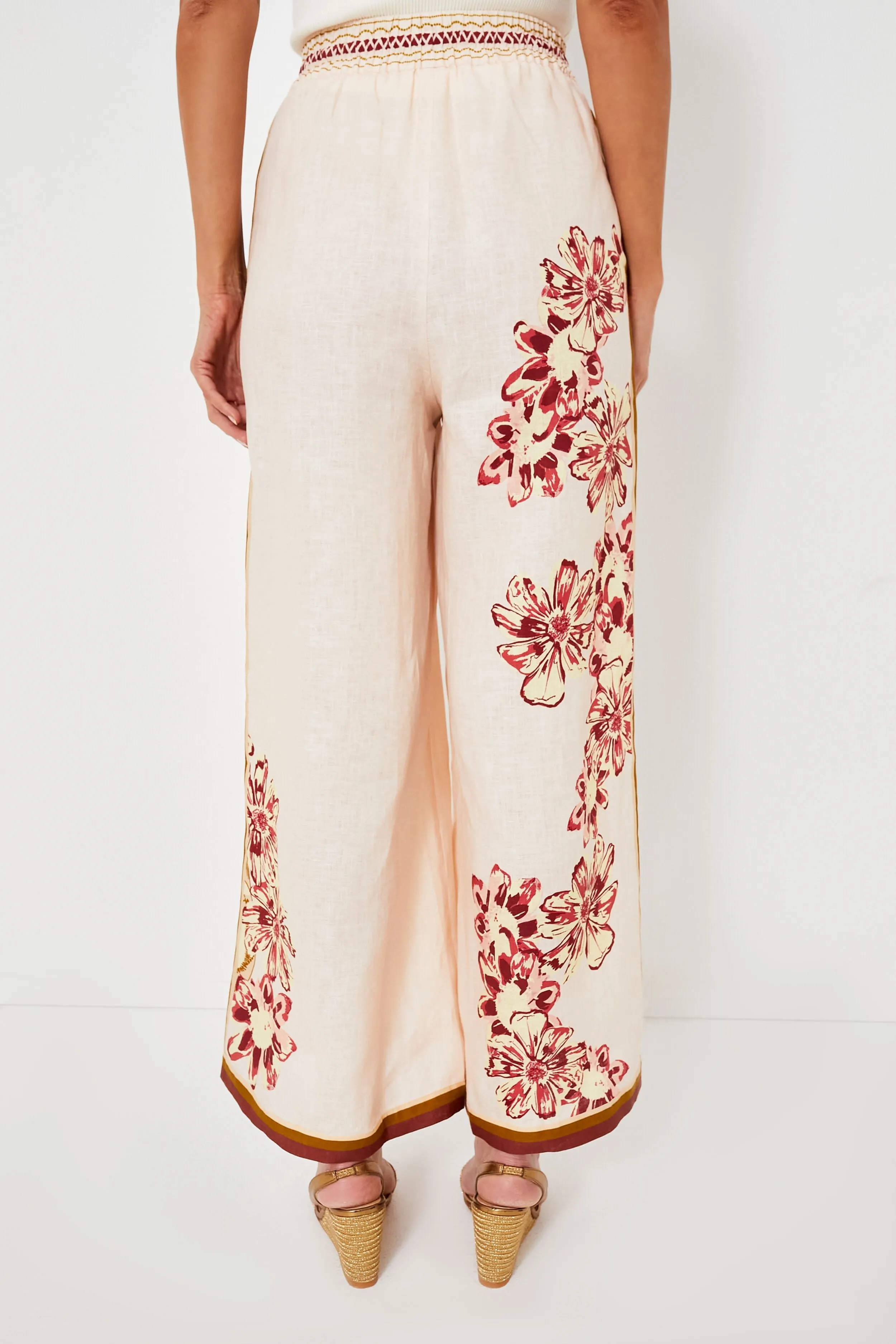 Flower Tiger Nude Pant