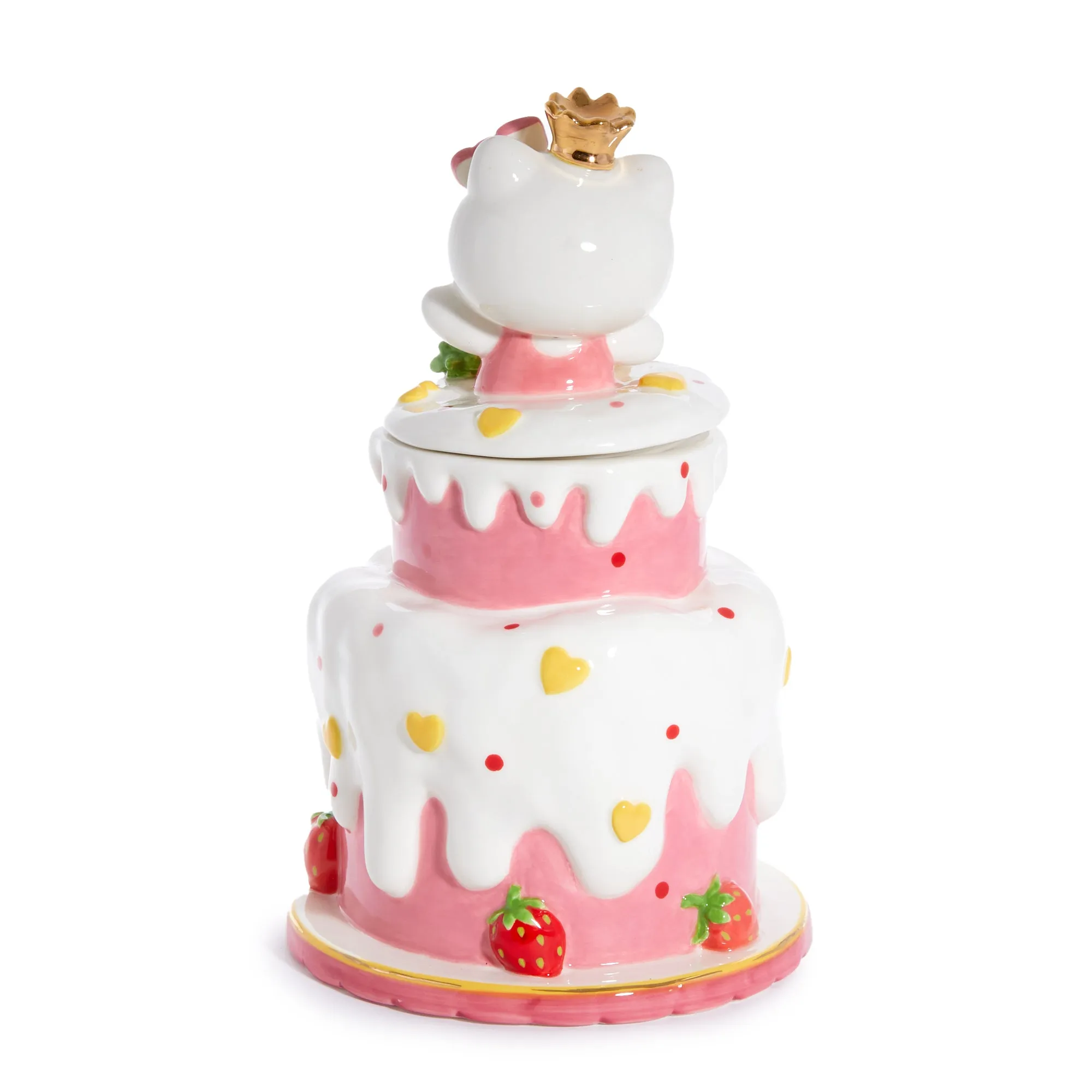 Hello Kitty 50th Anniversary Ceramic Cake Cookie Jar