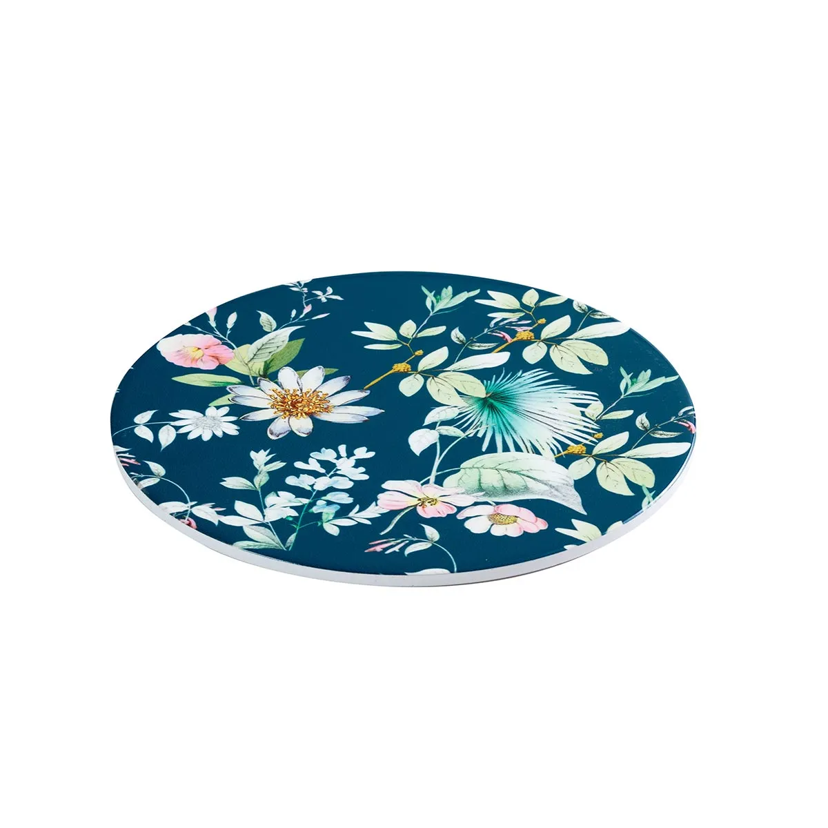 Heritage Blue Daisy Trivet Navy 16cm