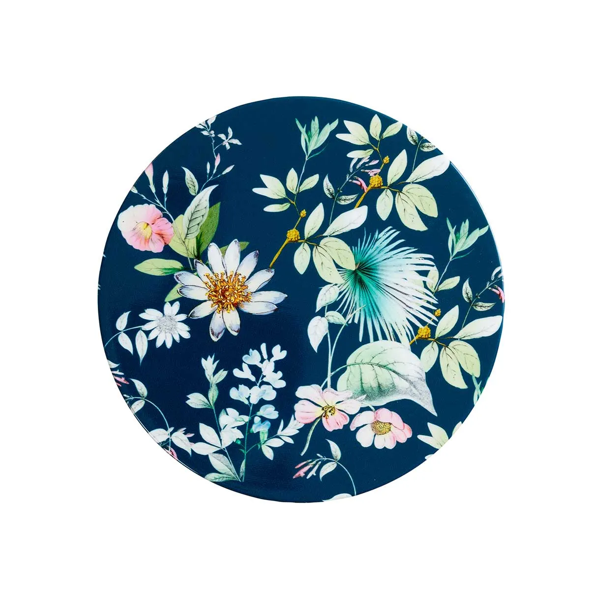 Heritage Blue Daisy Trivet Navy 16cm