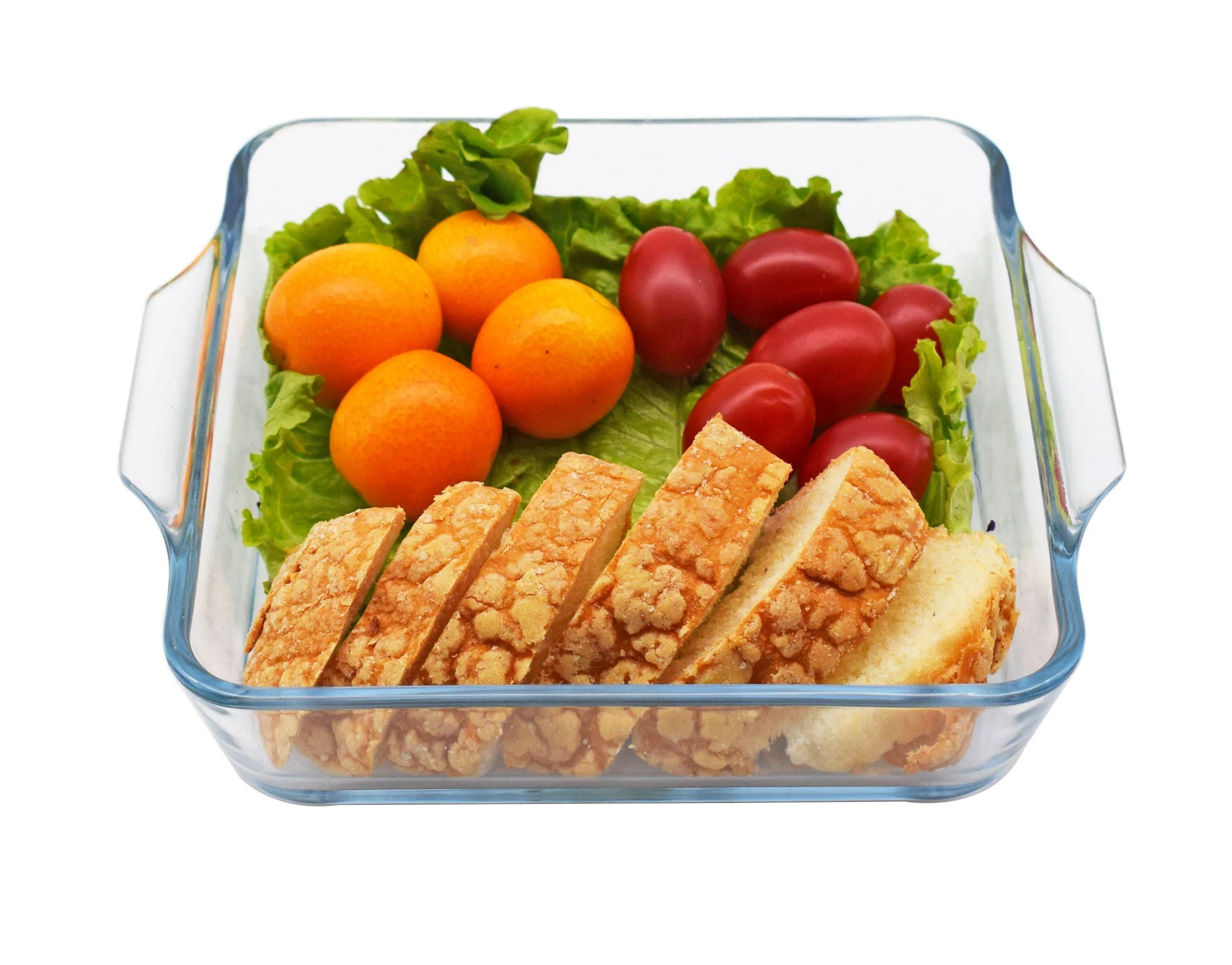 High Borosilicate Square Glass Baking Dish 1.5L