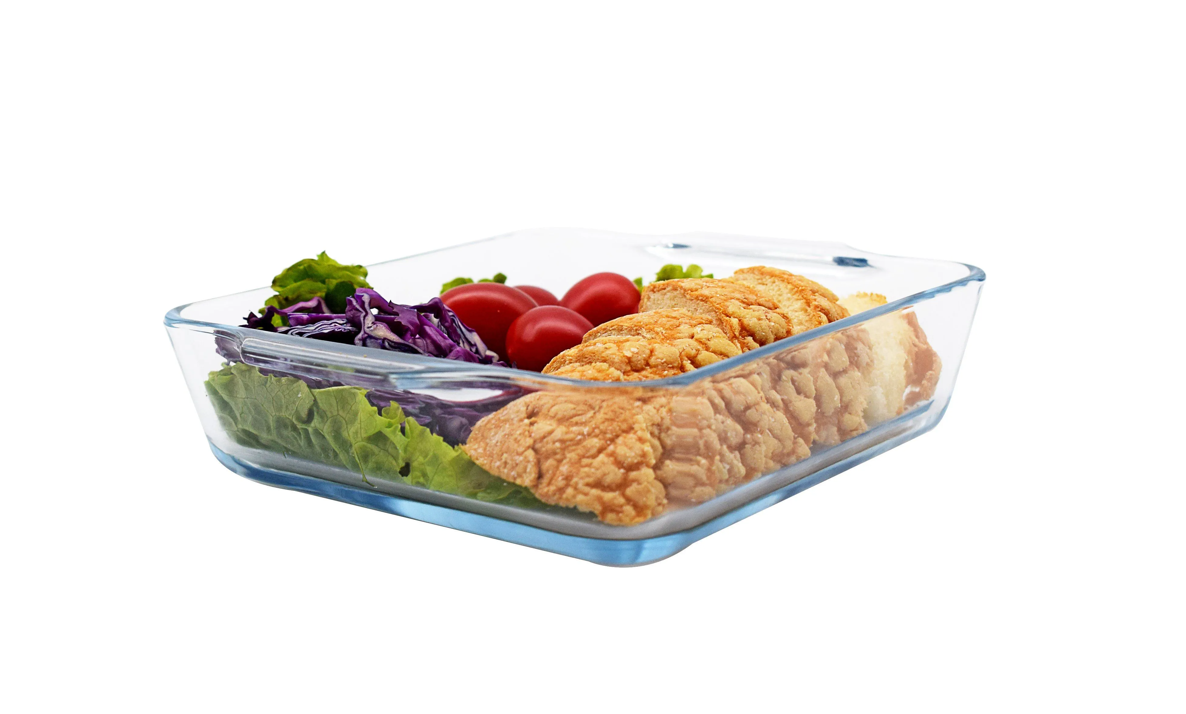 High Borosilicate Square Glass Baking Dish 1.5L