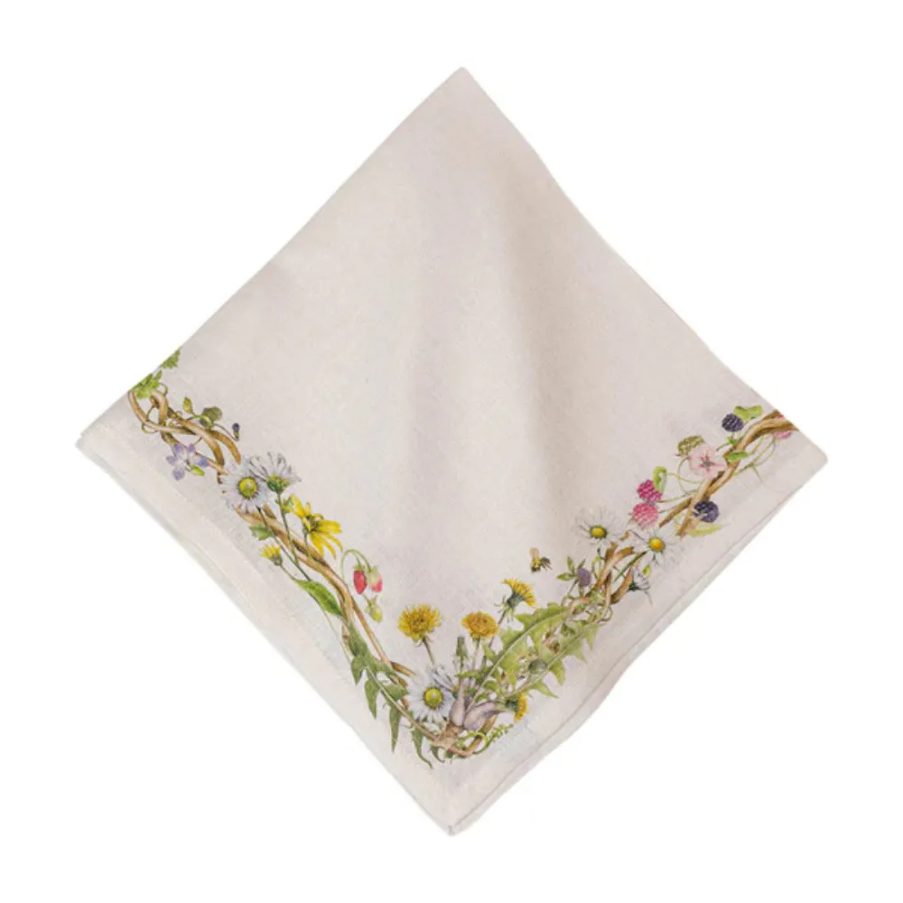 Juliska Meadow Walk Linen Napkin - Multi