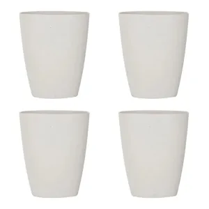 Ladelle Flinders White Tumbler - 4 Piece