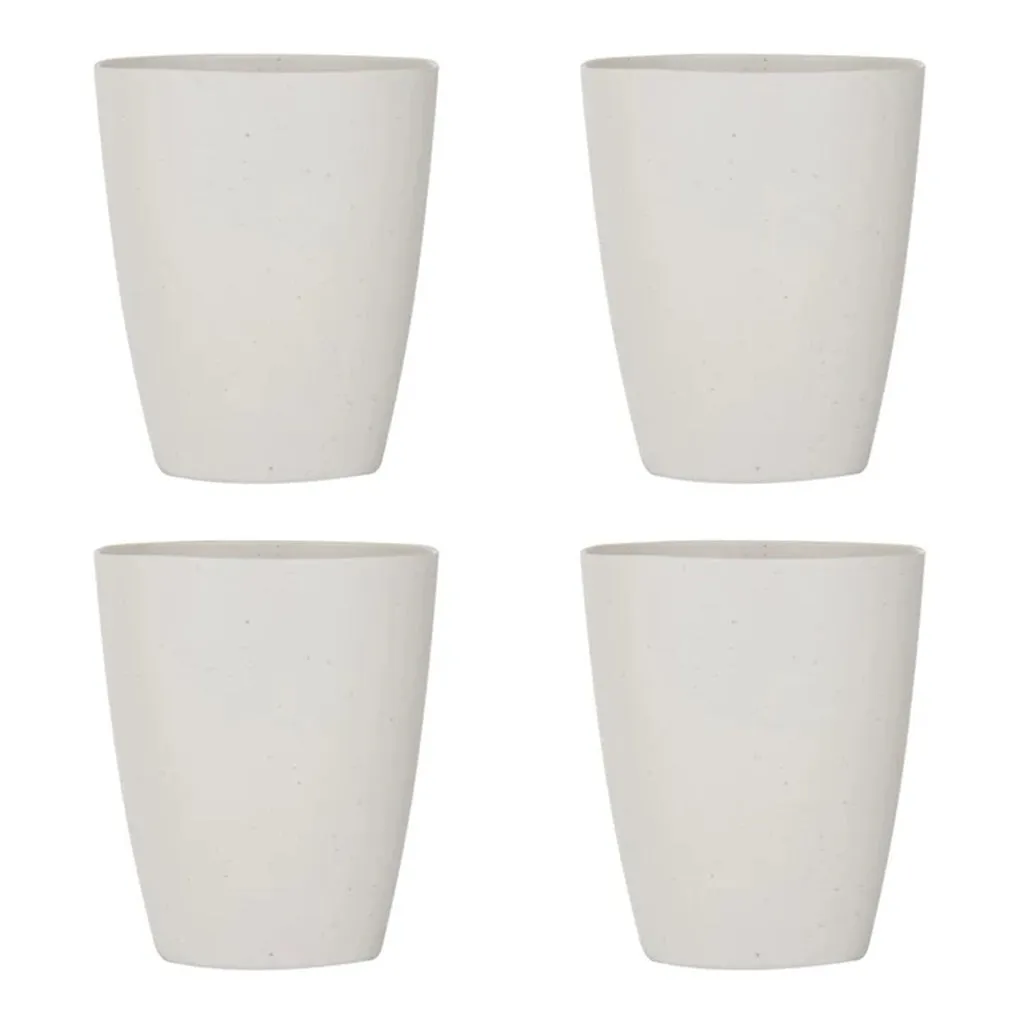 Ladelle Flinders White Tumbler - 4 Piece