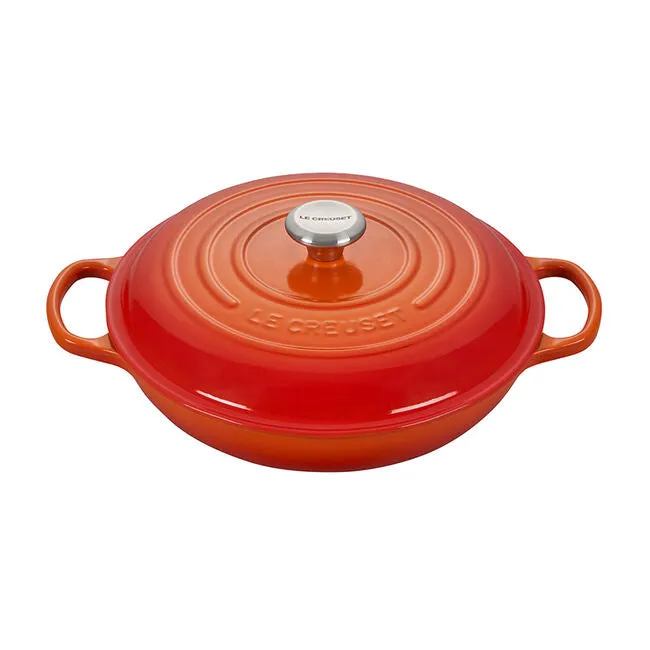 Le Creuset - 3.5 Qt. Signature Braiser - Flame