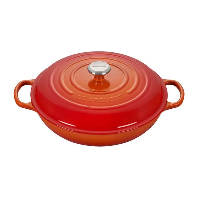 Le Creuset 5 Qt. Signature Braiser - Flame