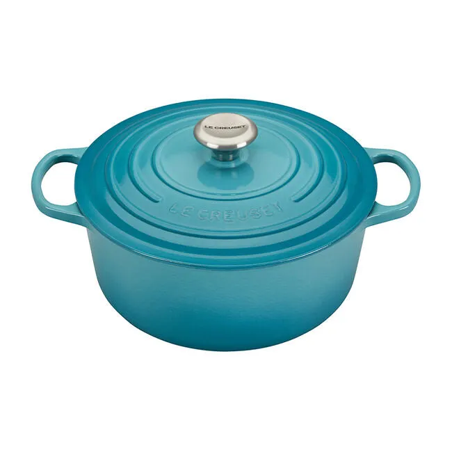 Le Creuset 5.5 QT Signature Round Dutch Oven - Caribbean