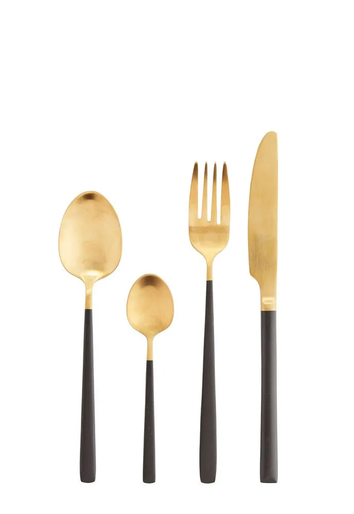 Madam Stoltz Two Tone Cutlery Set of 4