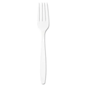 Medium Weight Fork, White (1000/cs)