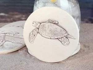 Moisture Absorbent Coasters - Sea Turtle