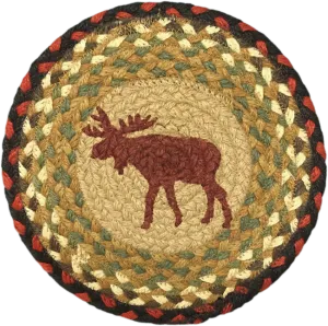 Moose Woven Jute Trivet