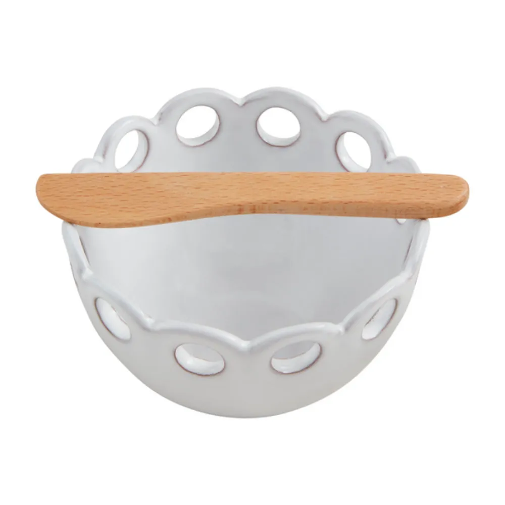 Mud Pie Scallop Dip Bowl Set