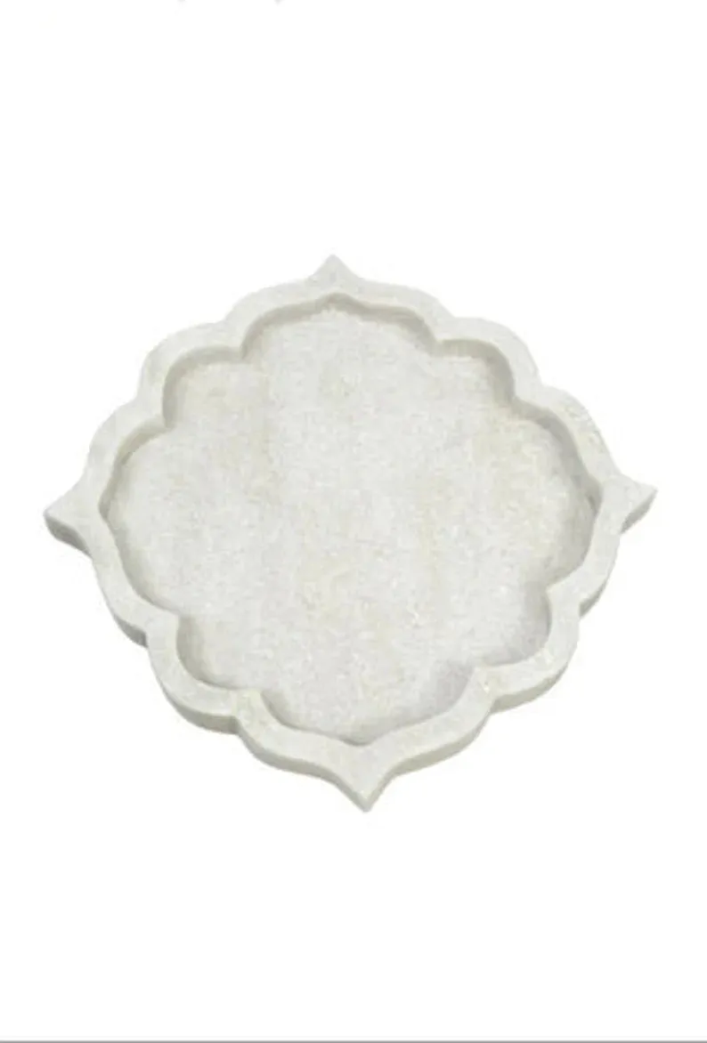 Mughal Marble Tray