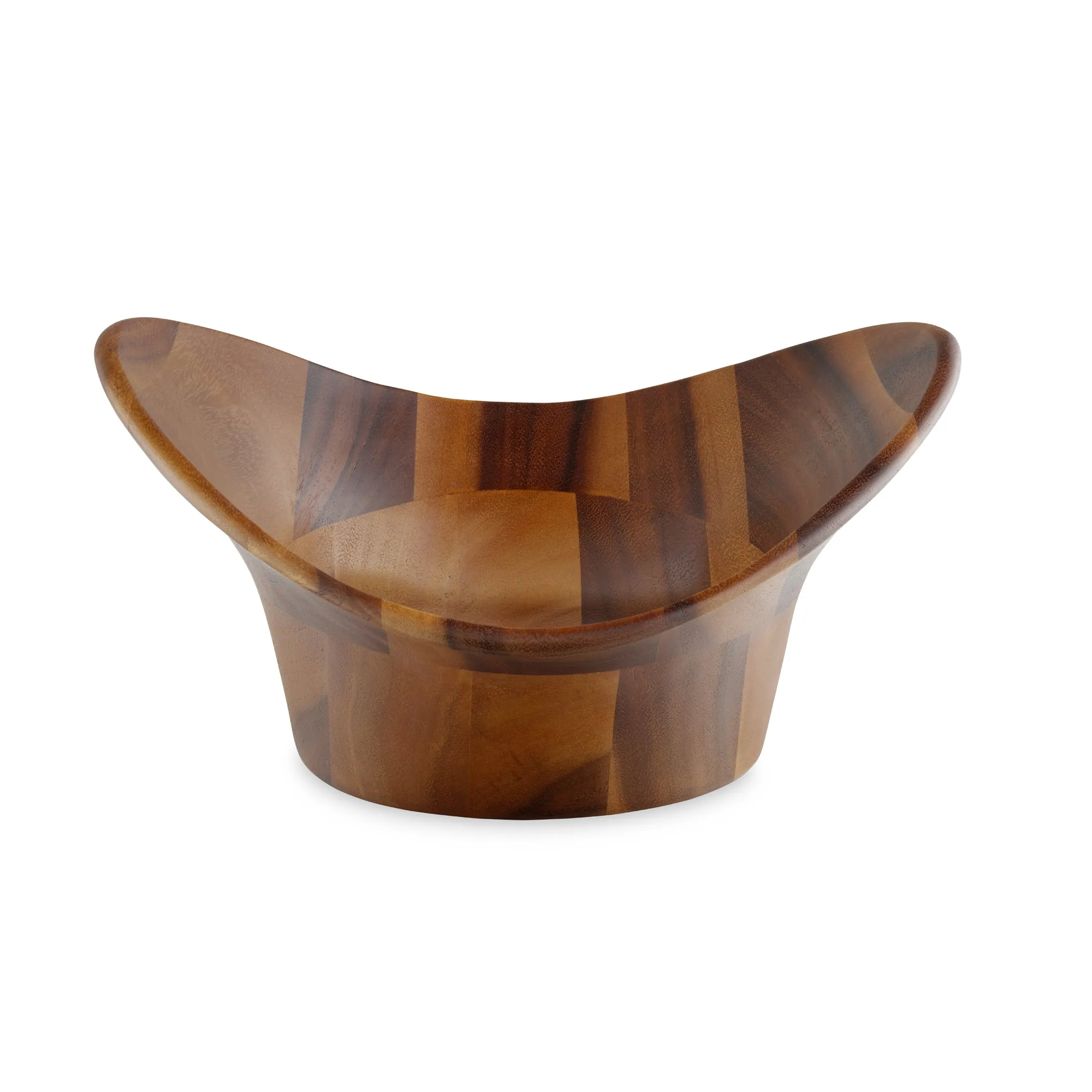 Nambé Ripple Salad Bowl w/ Servers