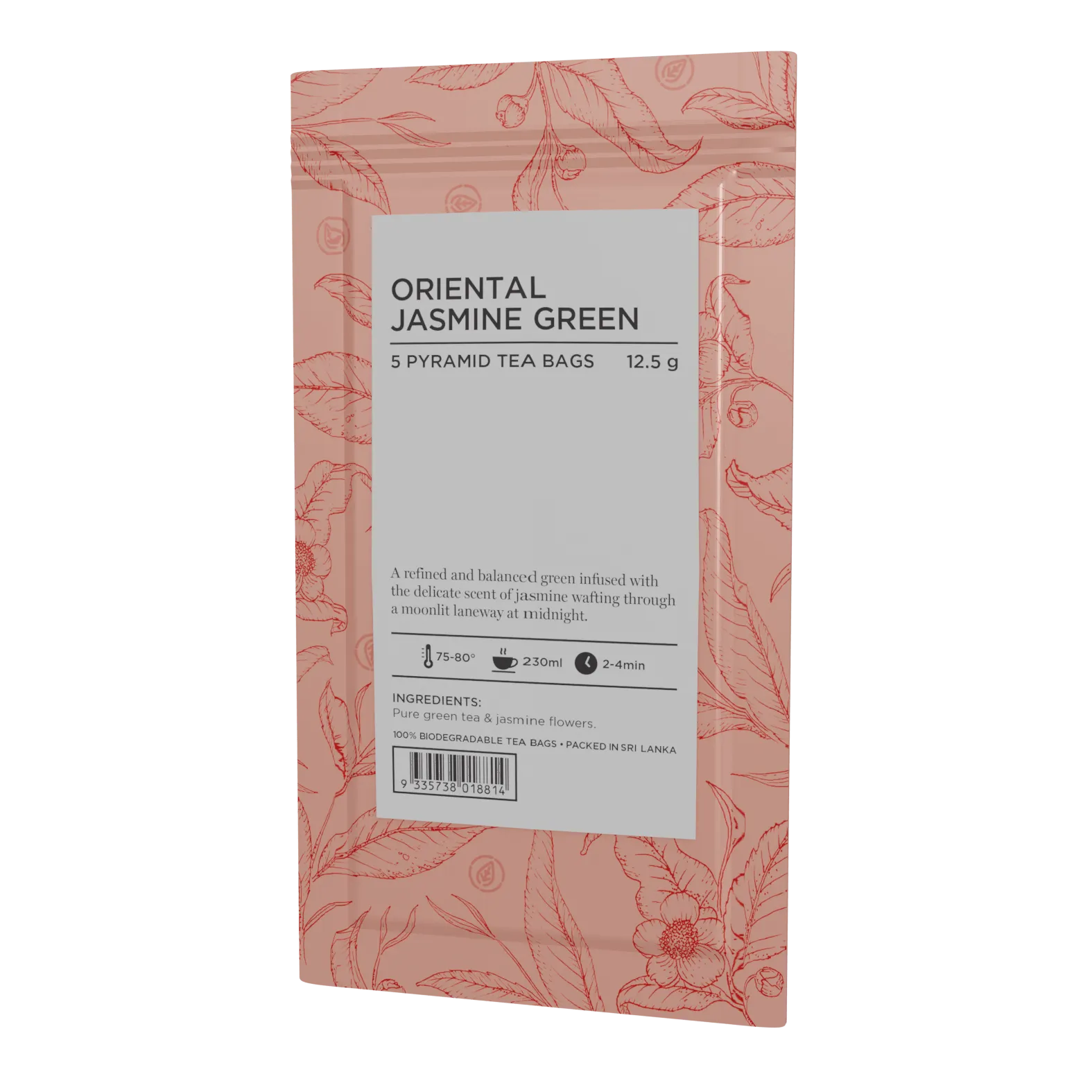 Oriental Jasmine Green Pyramid Tea Bags