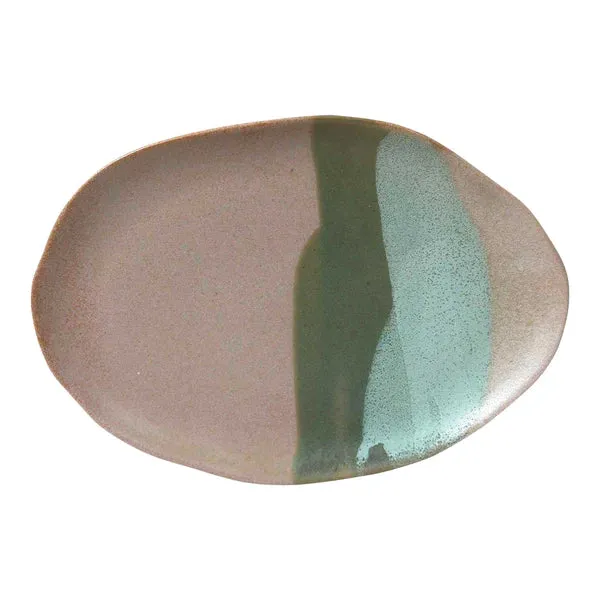 Oval Platter - Green Tate