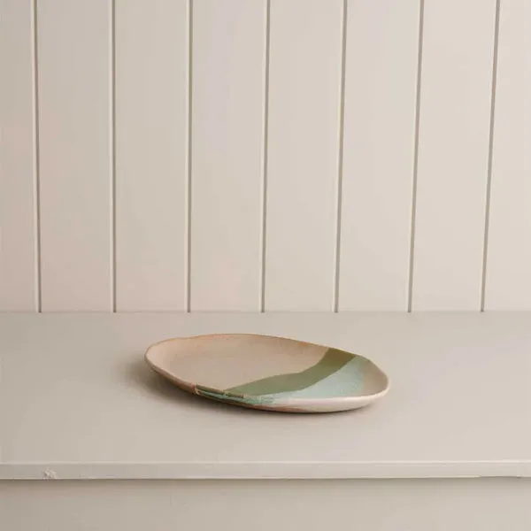 Oval Platter - Green Tate