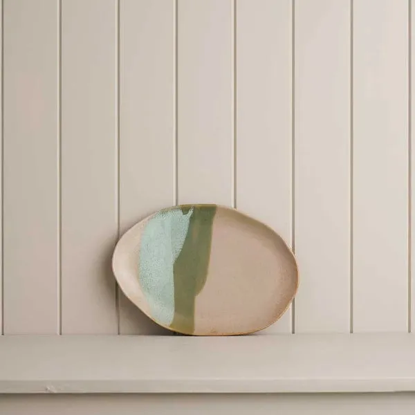 Oval Platter - Green Tate