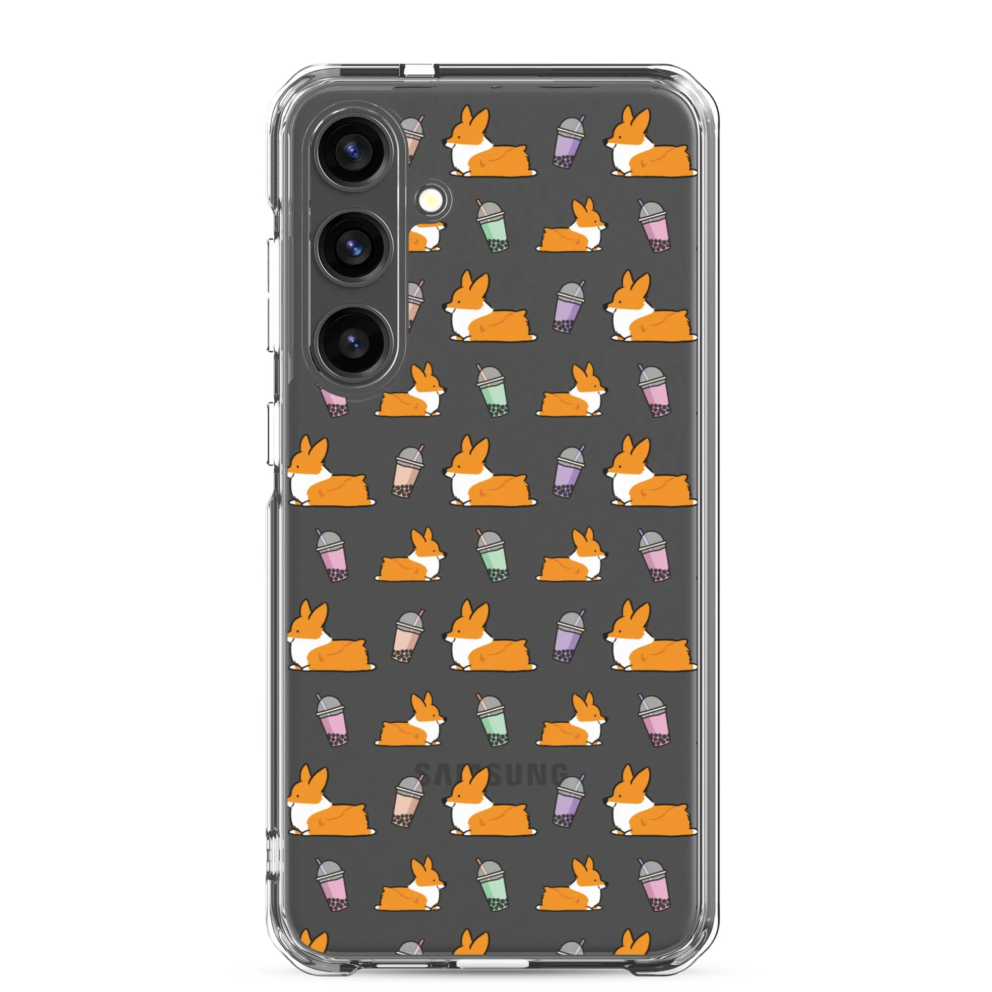 "Bubble Tea Corgis" Samsung Phone Case