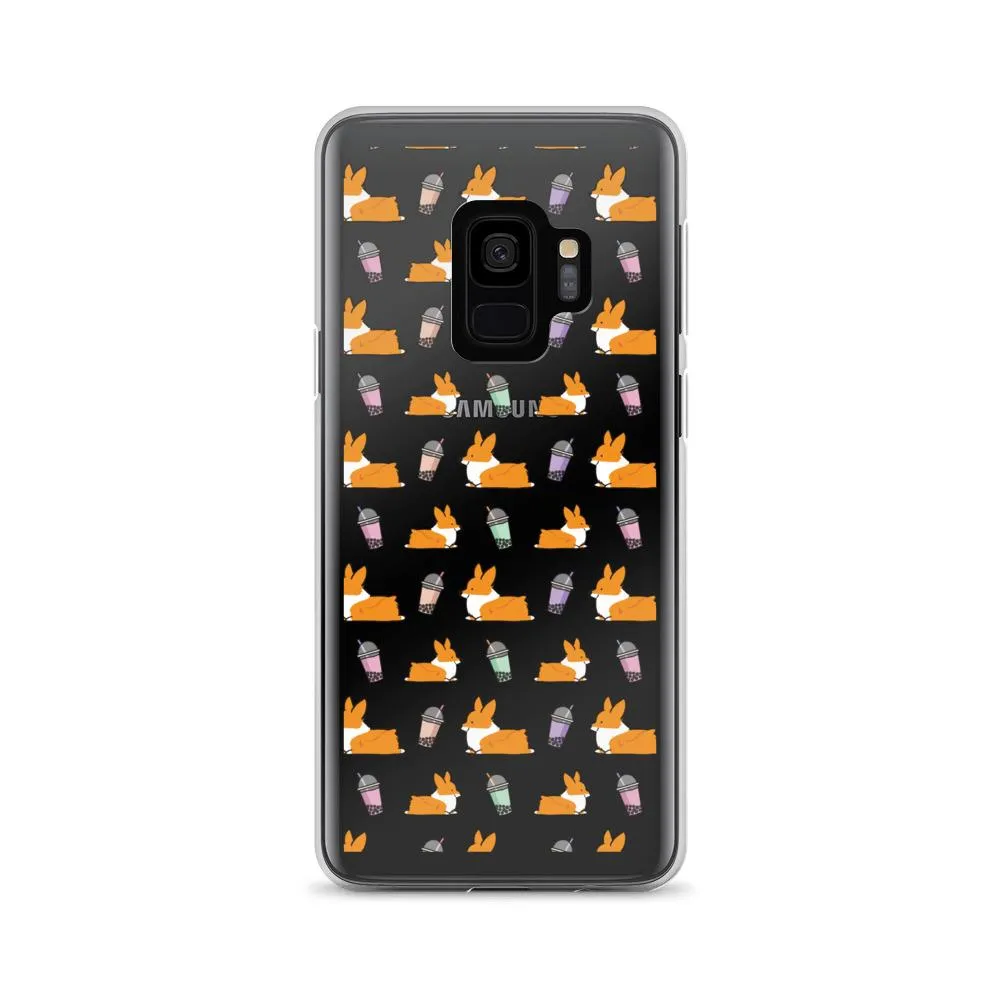 "Bubble Tea Corgis" Samsung Phone Case