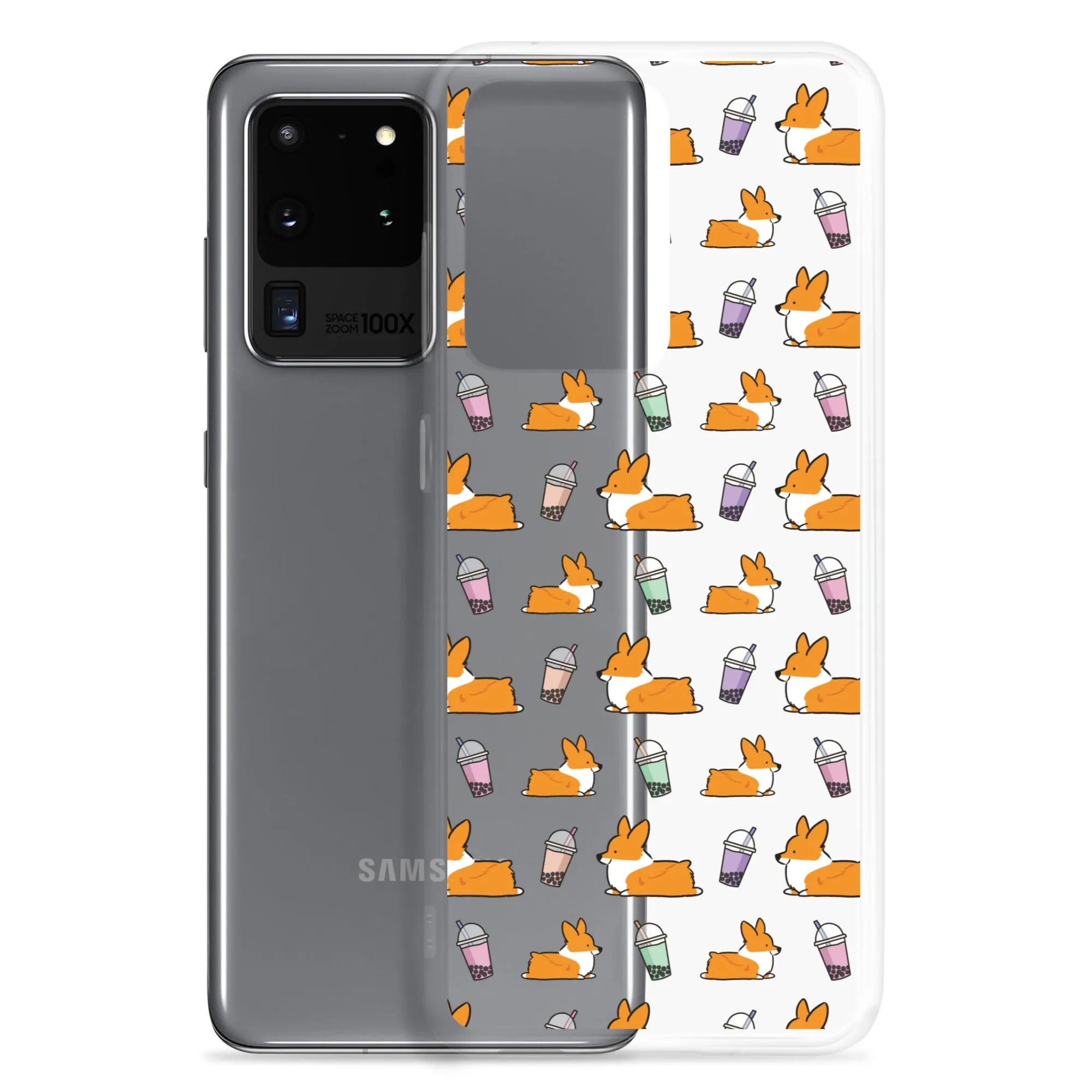 "Bubble Tea Corgis" Samsung Phone Case